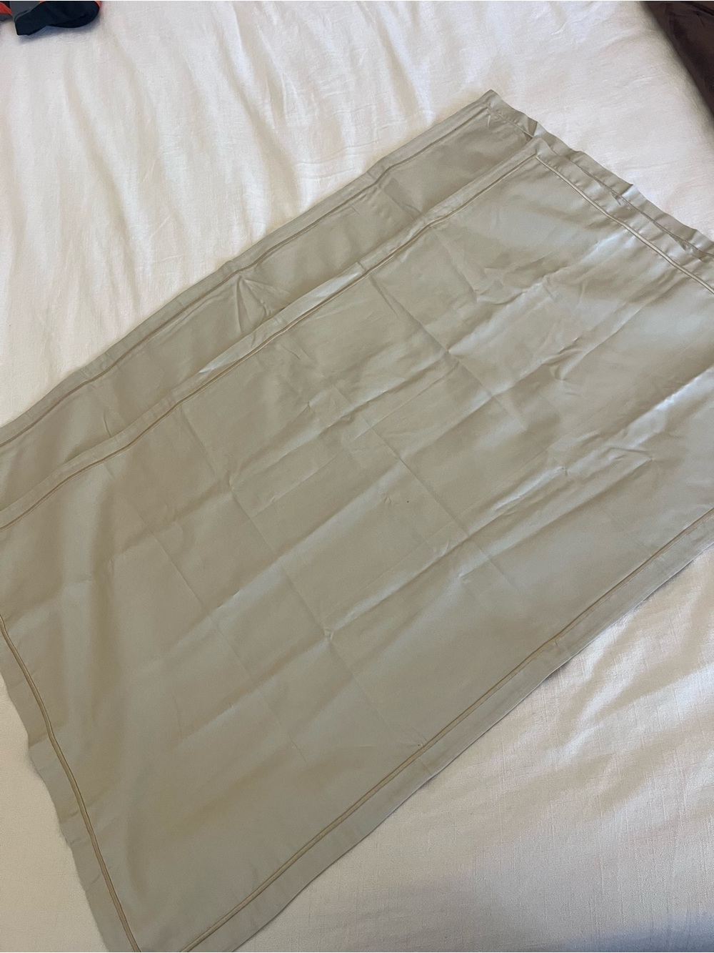 2x Frette King Pillowcases